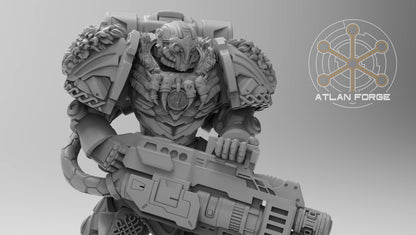 Asgardian Heavy Aegis - Atlan Forge - Tabletop Wargaming Miniature Sci-Fi Proxy Modular