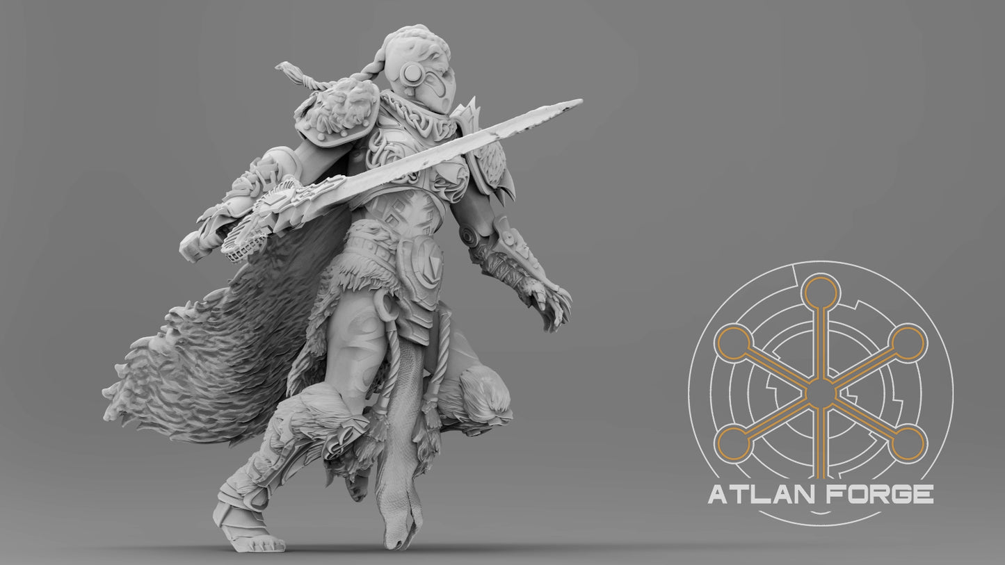 Asgardian Valkyries - Atlan Forge - Tabletop Wargaming Miniature Sci-Fi Proxy Modular