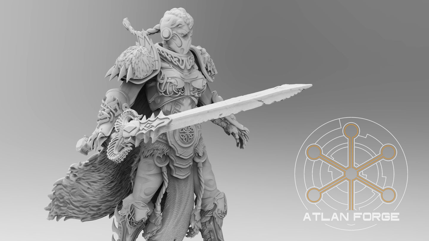 Asgardian Valkyries - Atlan Forge - Tabletop Wargaming Miniature Sci-Fi Proxy Modular