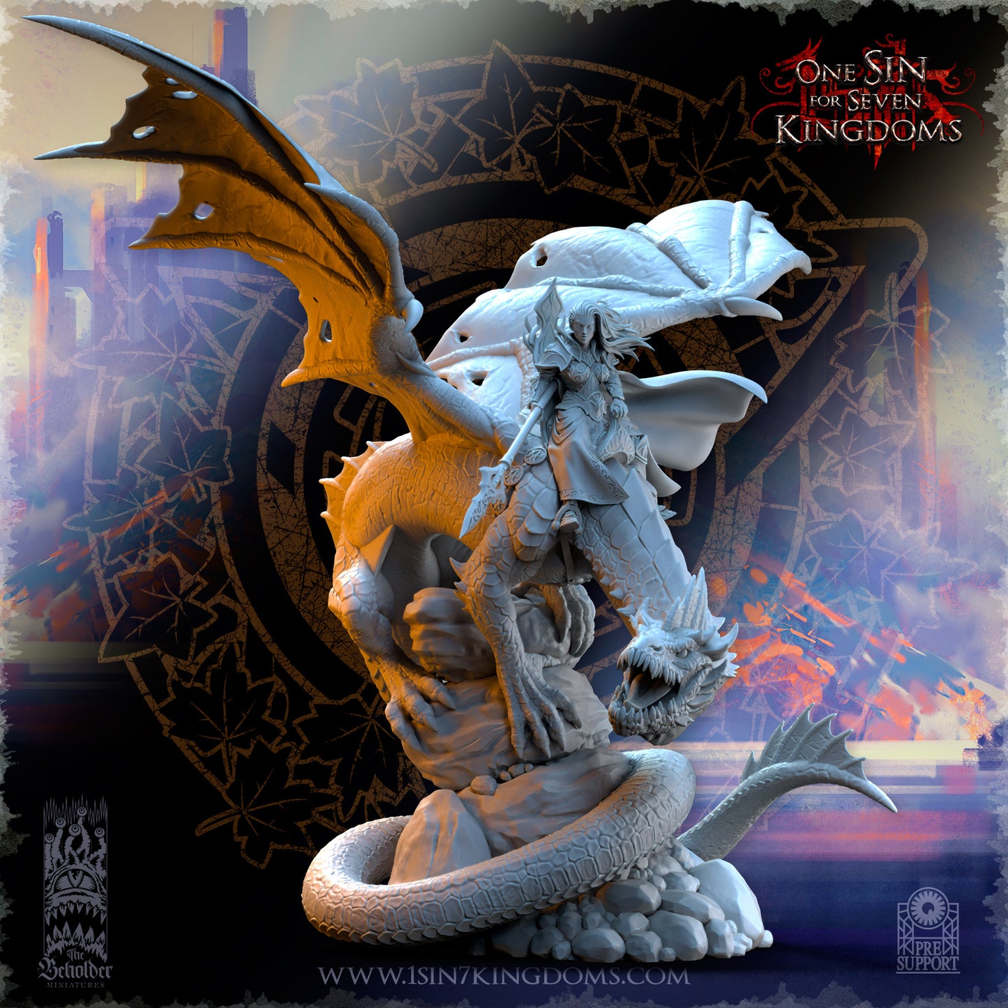 Princess Ynariel on Dragon | Silvermoor Elves