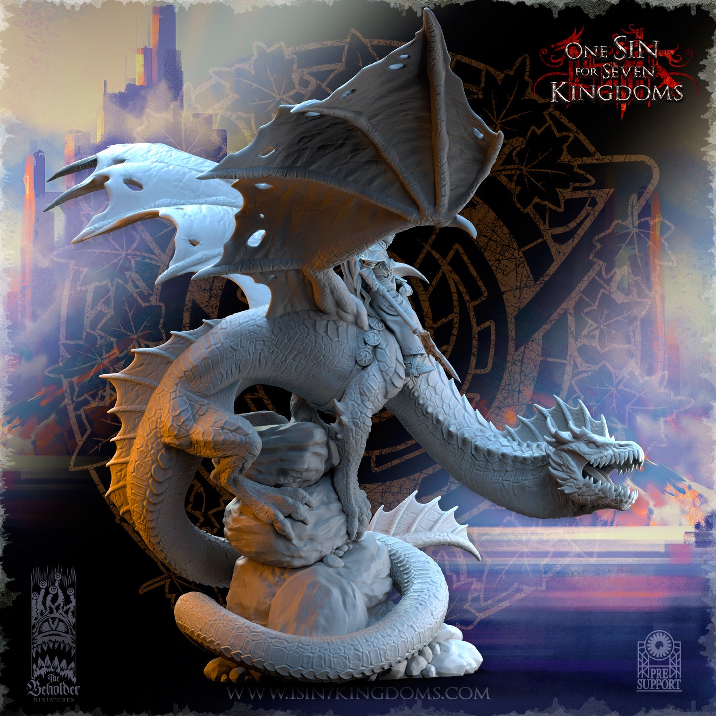 Princess Ynariel on Dragon | Silvermoor Elves