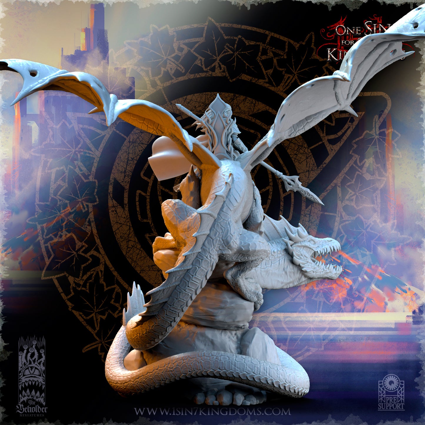 Princess Ynariel on Dragon | Silvermoor Elves