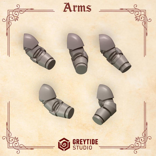 Arms | Crimson Lords | Upgrades | Greytide Studio | Tabletop Wargaming Miniature Grim-Dark Sci-Fi Proxy